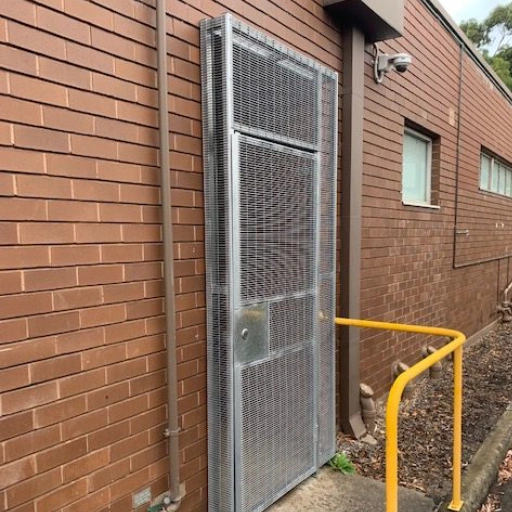 Fenced door Fenced door