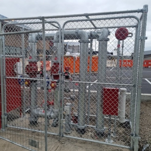 Fenced equipment Fenced equipment