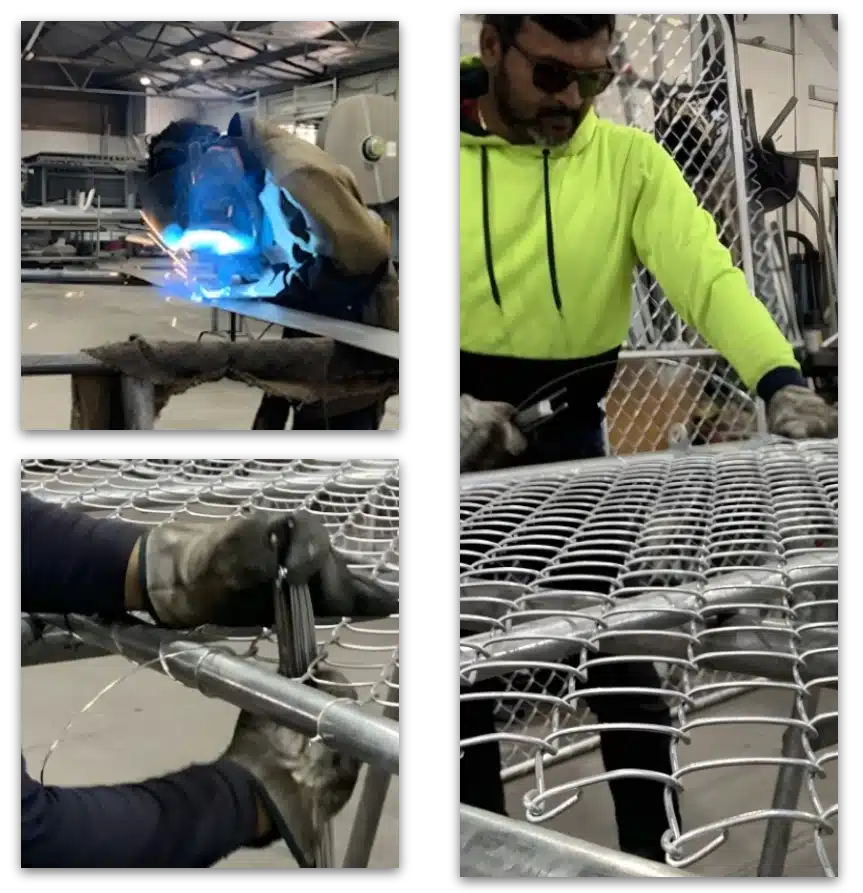 Guardian Fencing working on fences 1